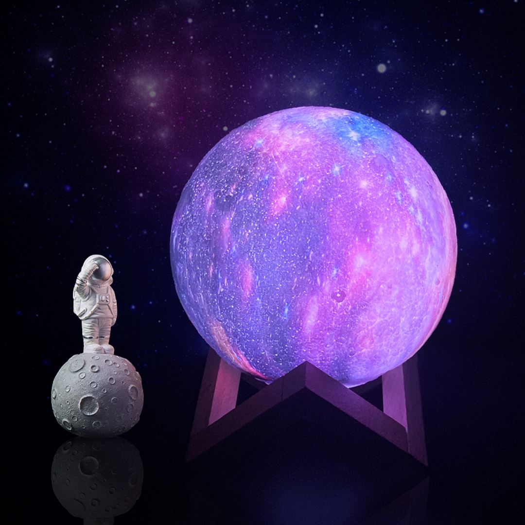 wireless 3D moon lamp