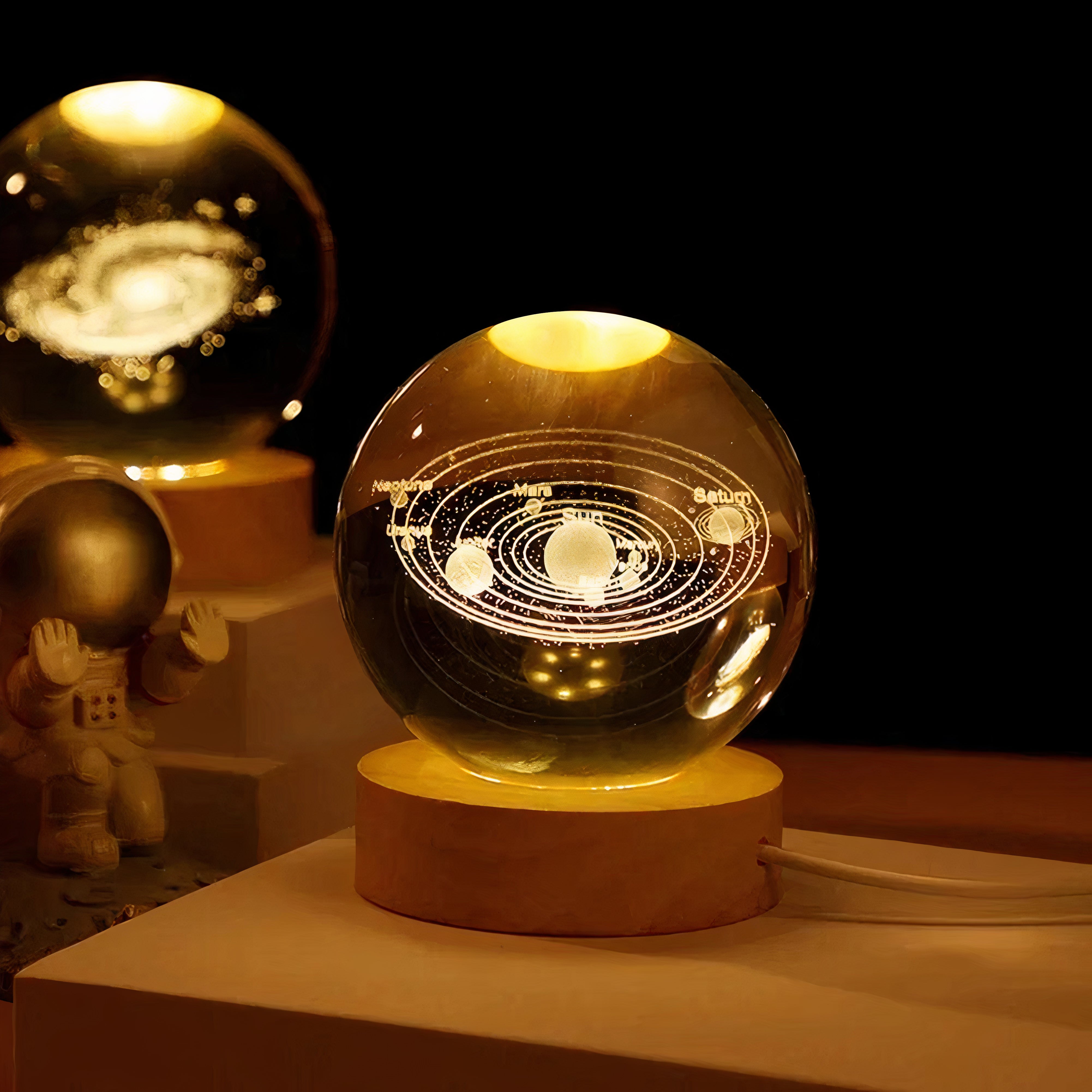Crystal Clear Solar System Globe