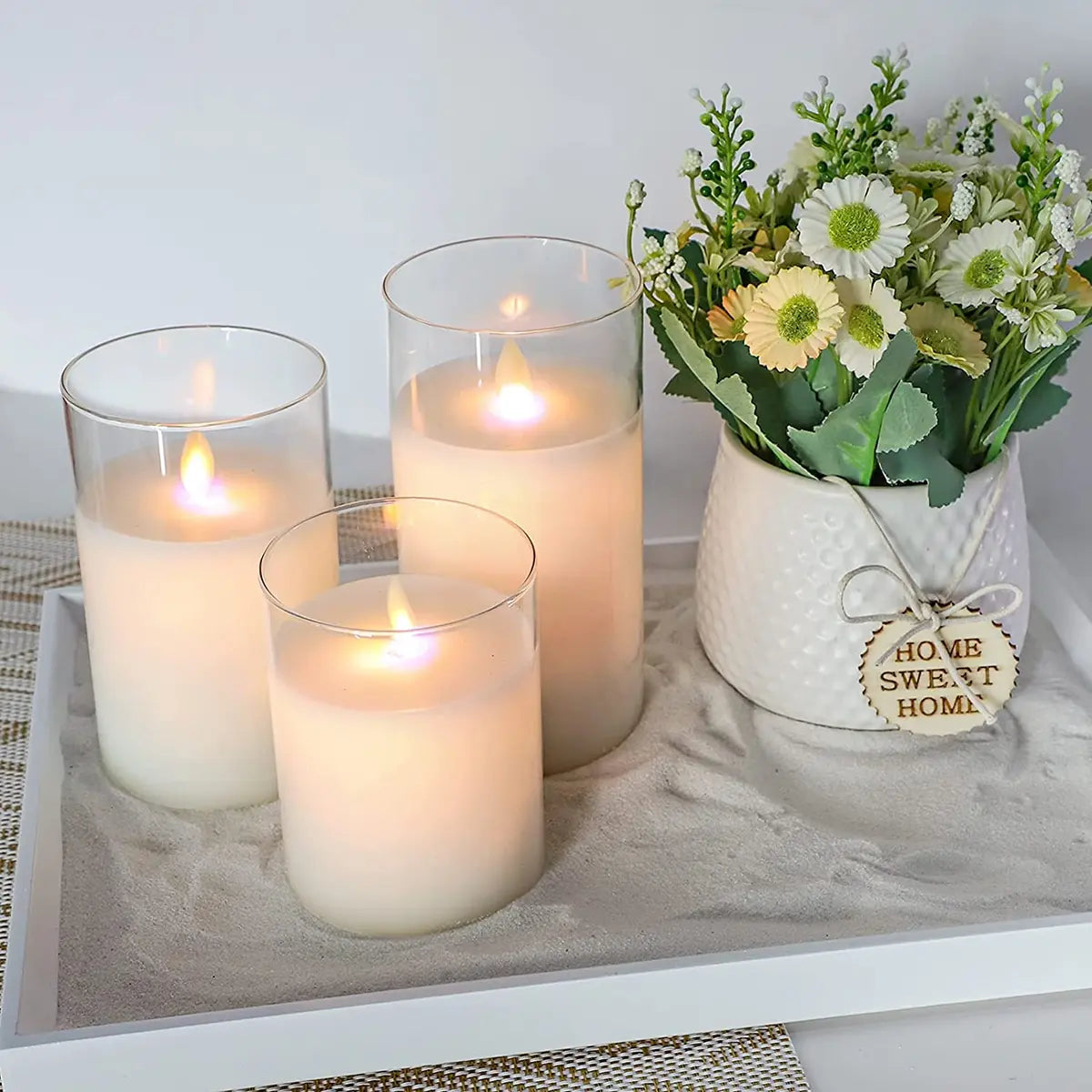 LED Candle Set with Remote Control