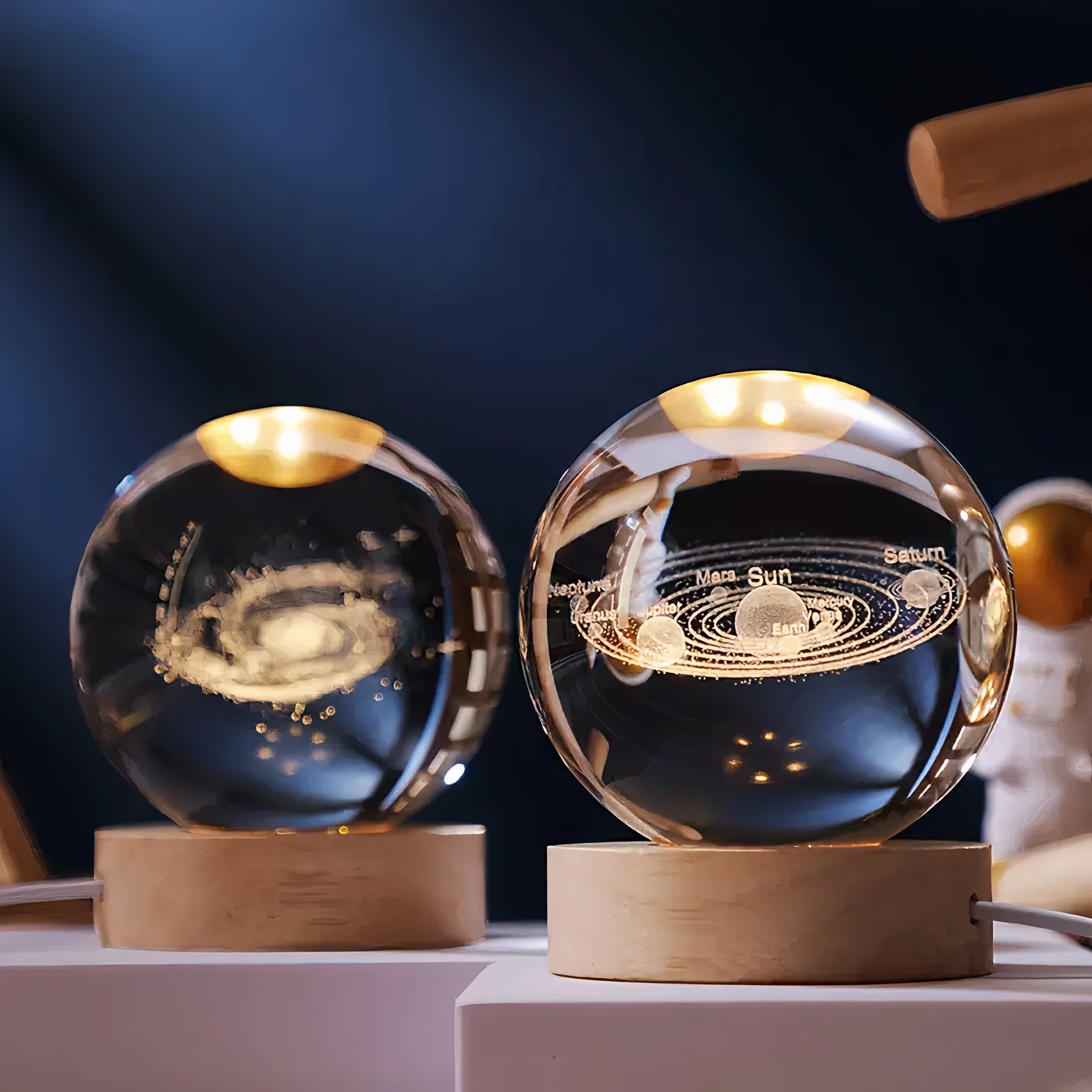 Crystal Clear Solar System Globe