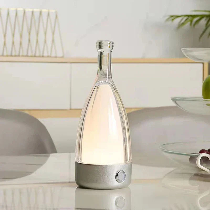 Rechargeable Table Lamp Wine Bottle