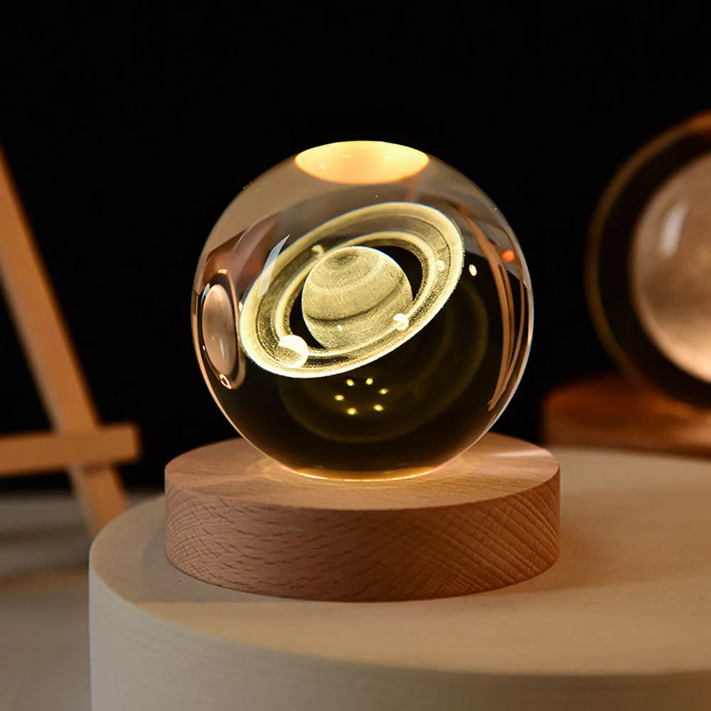 Crystal Clear Solar System Globe