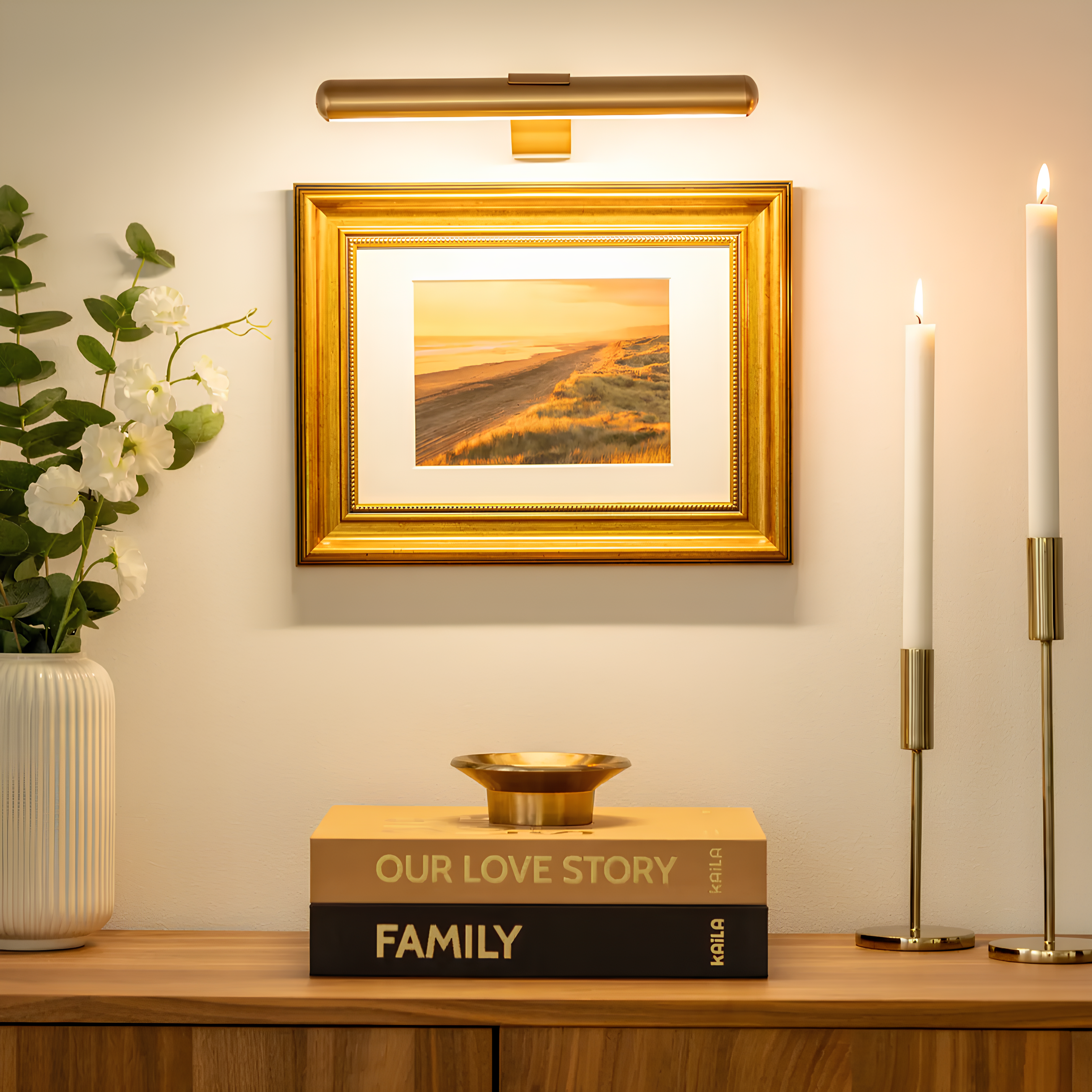 Wireless LED picture light