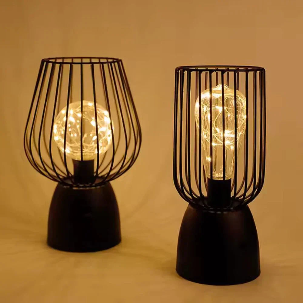 Bright Iron Lamp