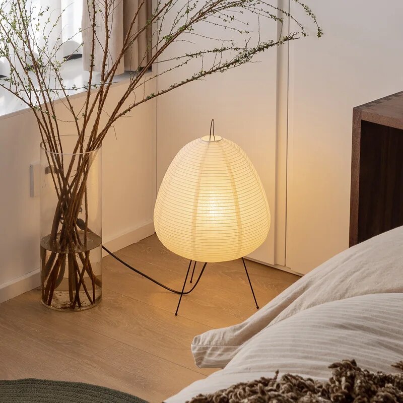 Japanese rice paper lamp