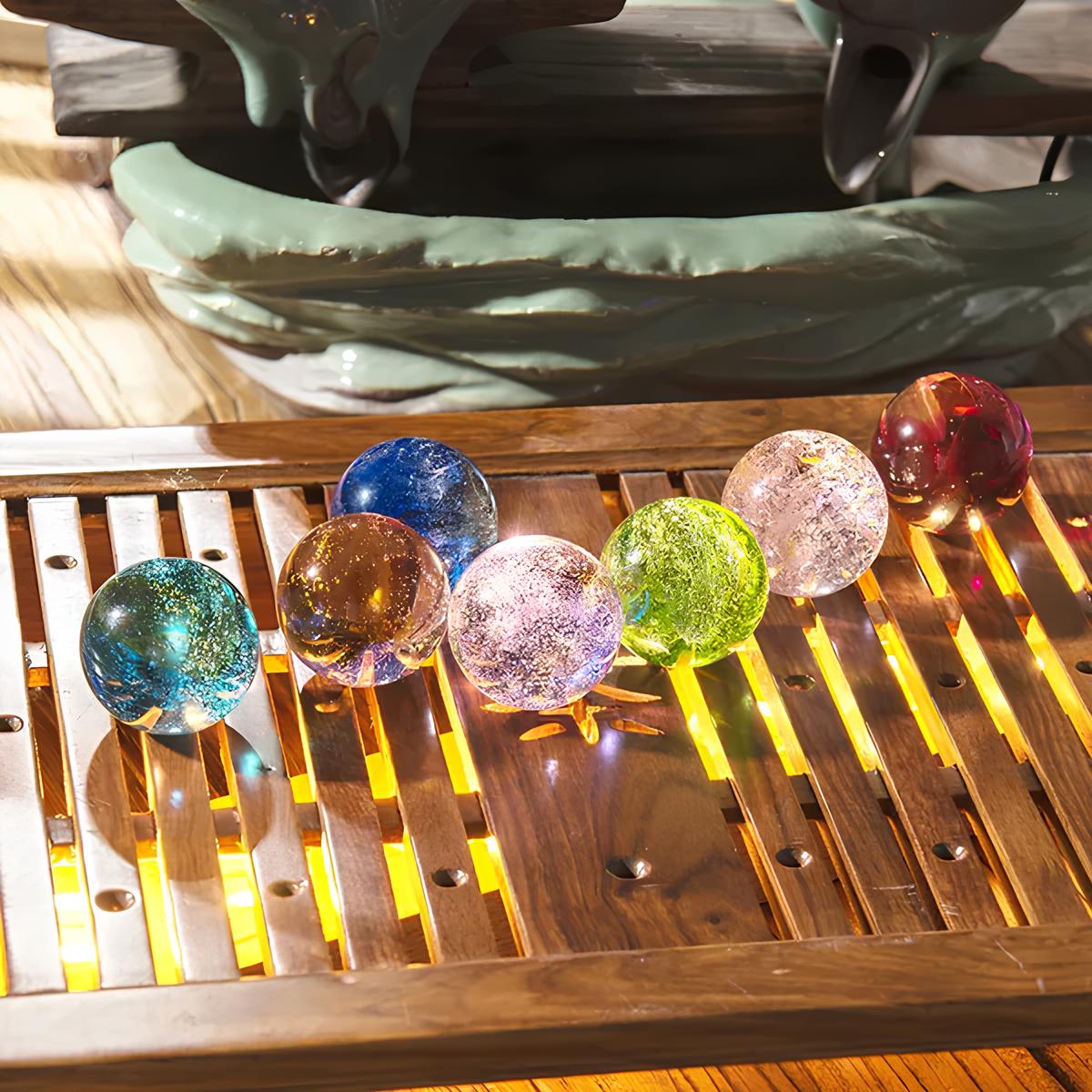 Glowlix Crystal Galaxy Balls