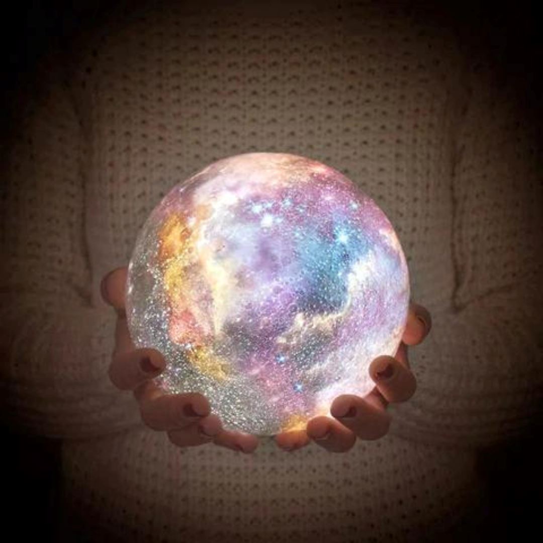 wireless 3D moon lamp