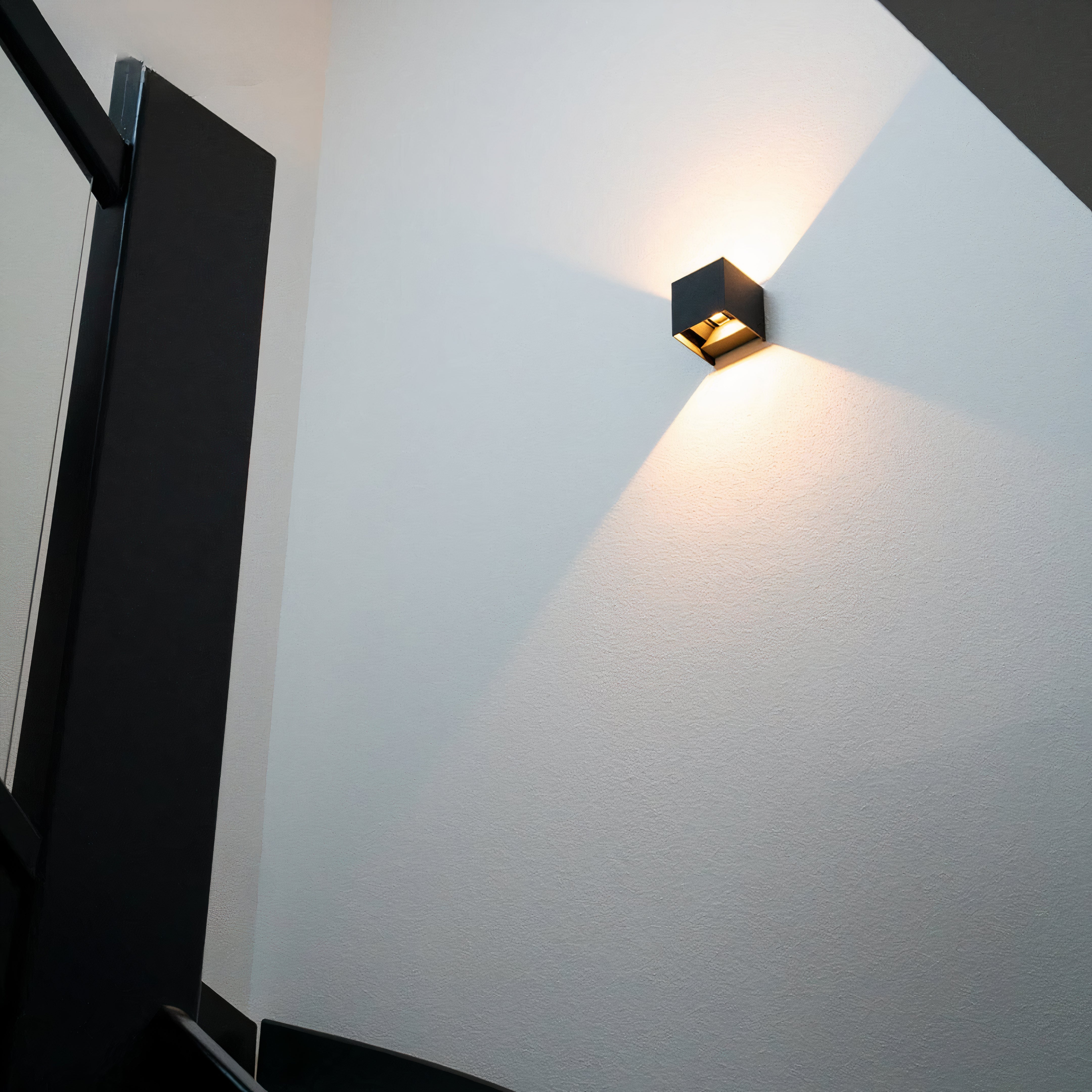 Moderne quadratische Wandleuchte