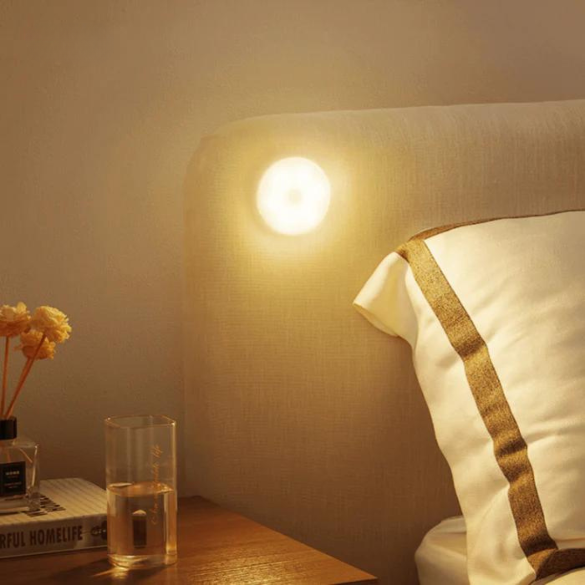 Wireless Sensor Circular Lamp