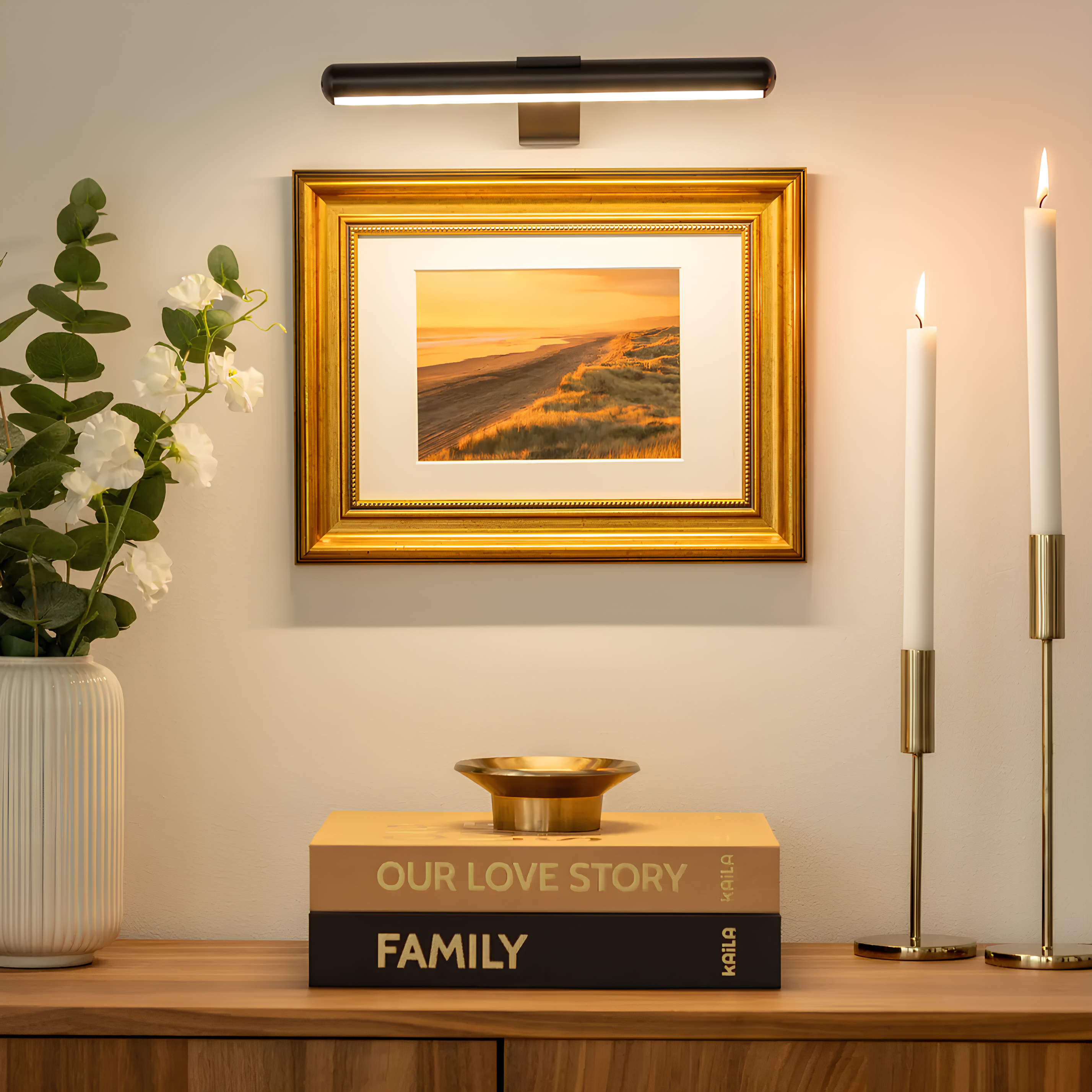 Wireless LED picture light
