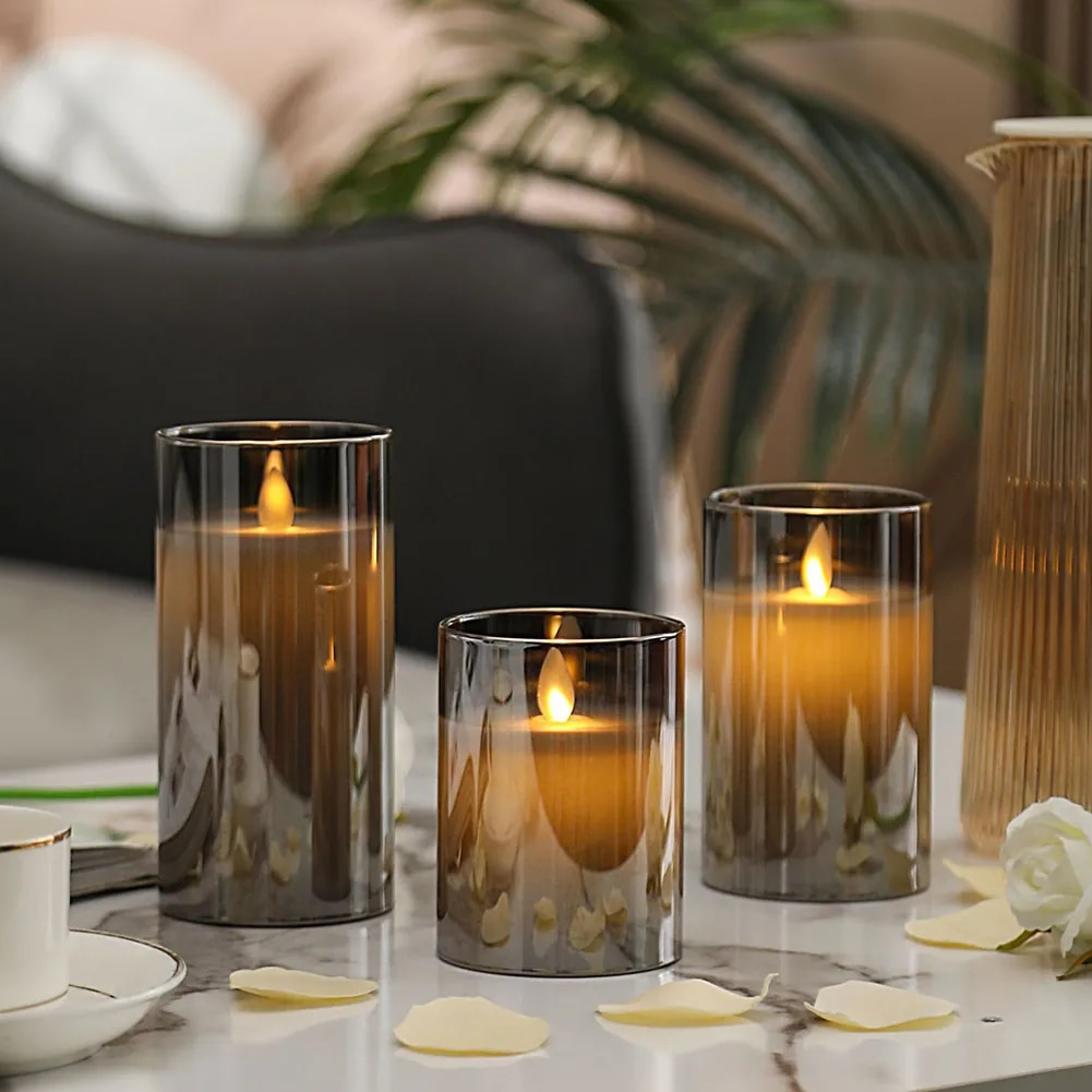 LED Candle Set with Remote Control