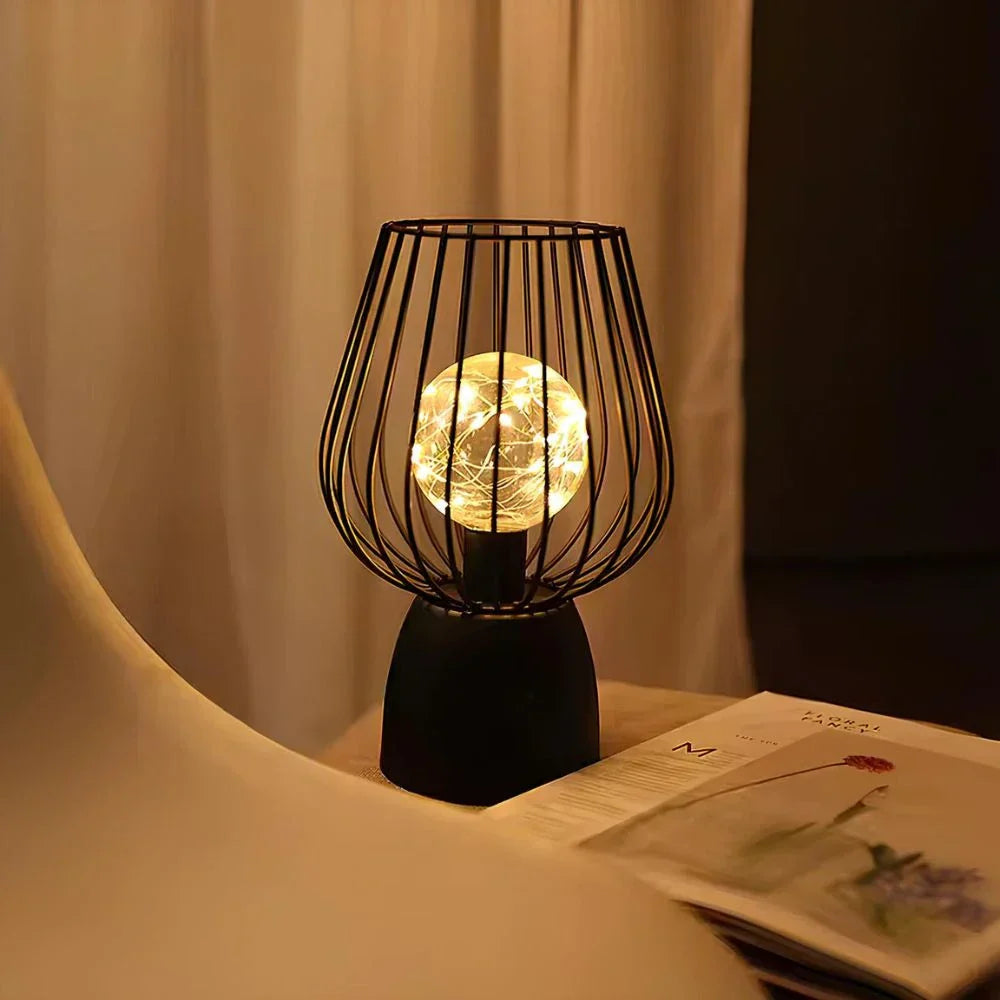 Bright Iron Lamp