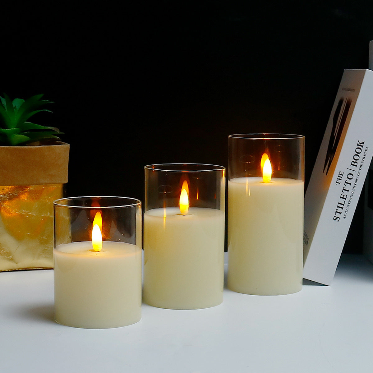LED Candle Set with Remote Control